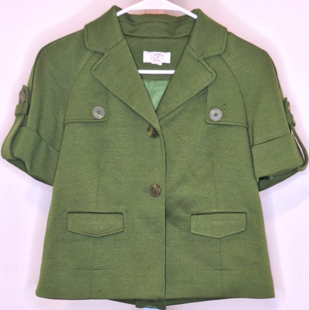 LOFT Green Pea Coat